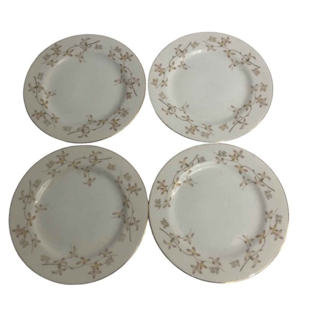 Summit vtg set of 4 Barbara fine chans7.5” salad plates